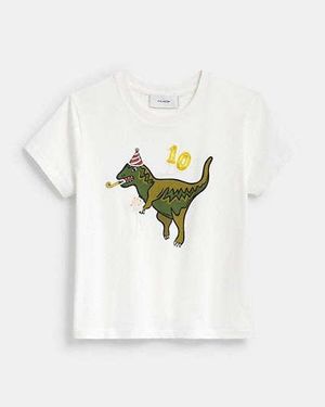 COACH Rexy 10Th Birthday 90's Fit T-Shirt - Black