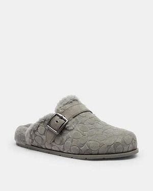 COACH Buckle Clog - Black