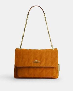 COACH Elodie Crossbody Bag With Quilting - Black