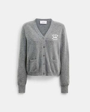 COACH Cardigan Fine - Nero