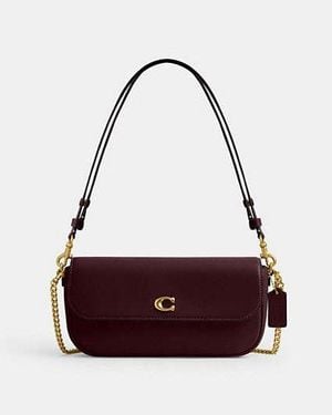 COACH Brook Flap Chain Bag - Black