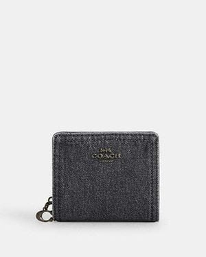 COACH Portafoglio Con Bottone Automatico - Nero