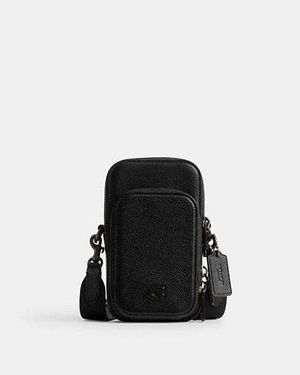 COACH Tracolla per telefono - Nero
