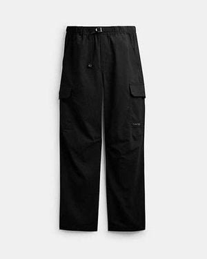 COACH Pantalon Utilitaire En Nylon - Noir