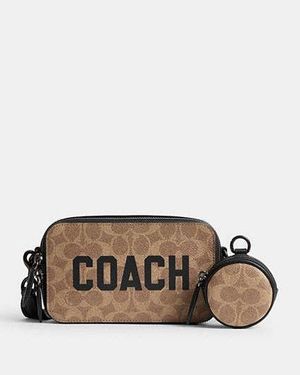 COACH Charter Slim Crossbody Bag With Coach Graphic - Black