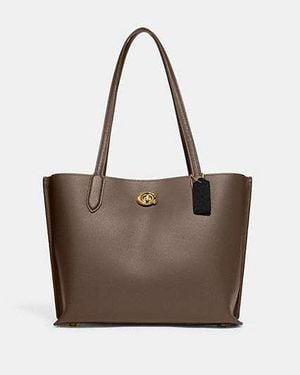 COACH Borsa Larga Willow - Marrone