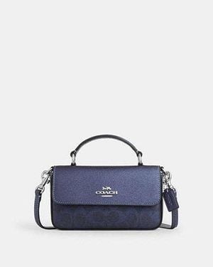 COACH Mini Josie Top Handle Bag - Blue