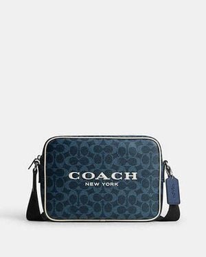 COACH Colton Crossbody Bag 25 With Coach Graphic - Black