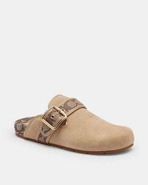 COACH Archival Buckle Clog - Black