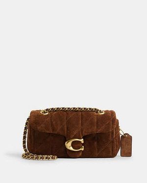 COACH Tabby Shoulder Bag 20 With Quilting - Brown