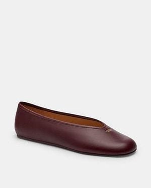 COACH Ballet Flats 'Houston' - Brown