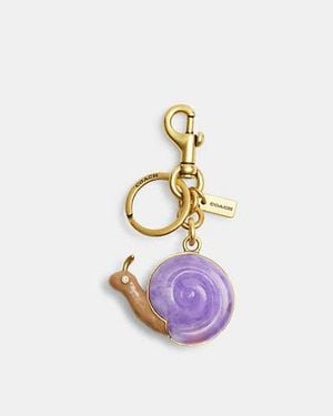 COACH Snail Bag Charm - Black