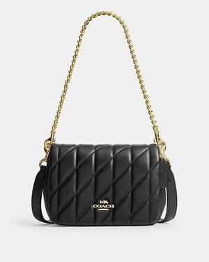 COACH Quinn Bag With Quilting - Black