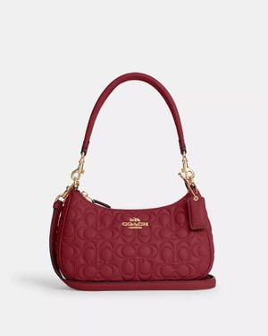COACH Teri Shoulder Bag - Red | Leather