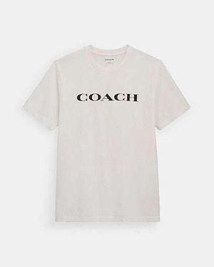 COACH Signature T Shirt - White