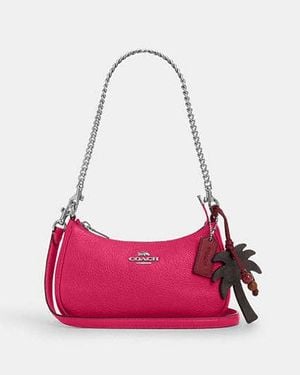 COACH Teri Mini Crossbody Bag With Palm Tree Charm - Black