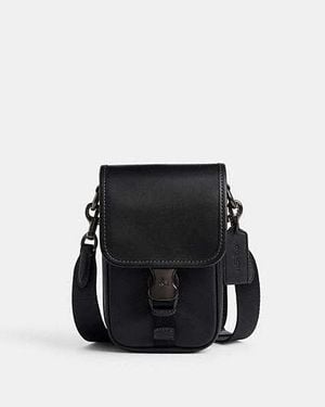 COACH League Phone Crossbody Bag - Black
