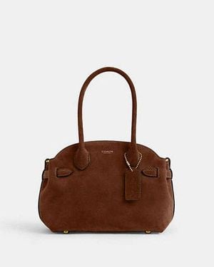 COACH Soft Empire Carryall Bag 21 - Brown