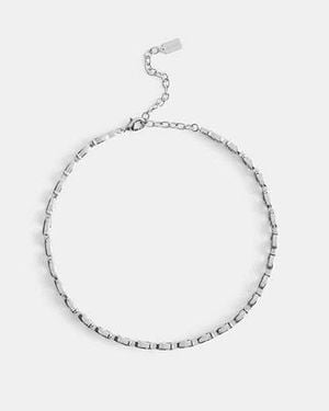 COACH Beveled Signature Link Chain Bracelet - Black
