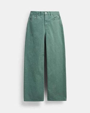 COACH Loose Fit Jeans - Green