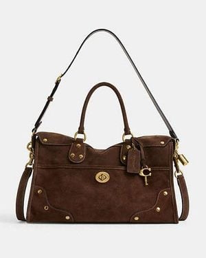 COACH Bolso Satchel Rhyder 38 - Negro