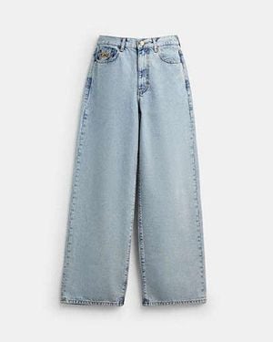 COACH Vaqueros Skater De Algodón Orgánico - Azul