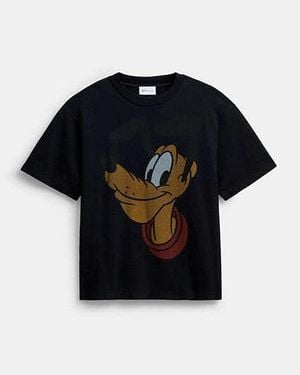 COACH Disney X Coach Pluto Relaxed T-Shirt - Black