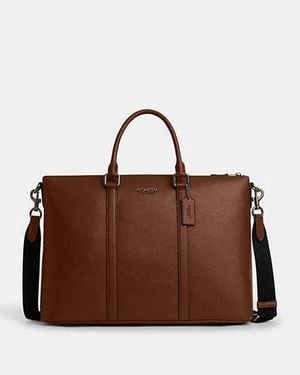 COACH Caleb Work Bag - Brown