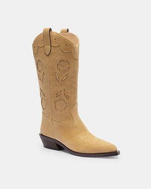 COACH Aria Cowboy Boot - Black