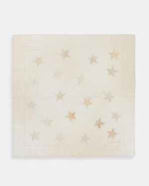COACH Sunfaded Stars Print Bandana - Black