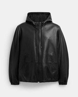COACH Reversible Trainer Jacket - Black