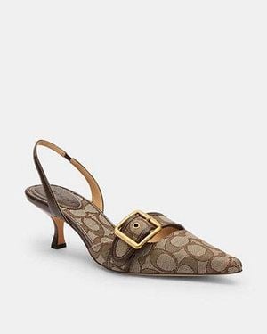 COACH Margot Slingback - Black