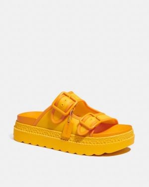 COACH Lucy Sandal - Yellow