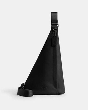 COACH Triangle Sling Bag - Black