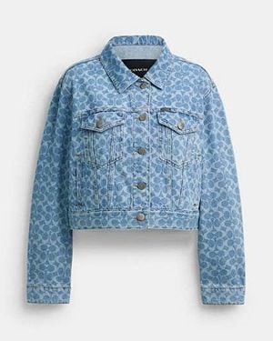 COACH Signature Denim Jacket - Blue