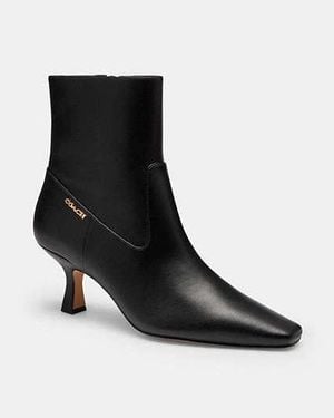 COACH Kitten Heel Bootie - Black