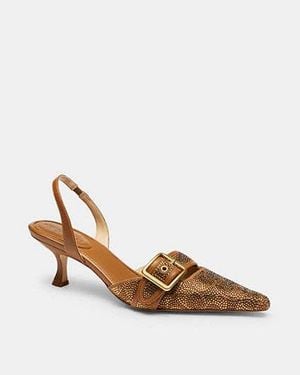COACH Margot Slingback - Black