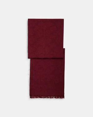 COACH Signature Wrap - Red