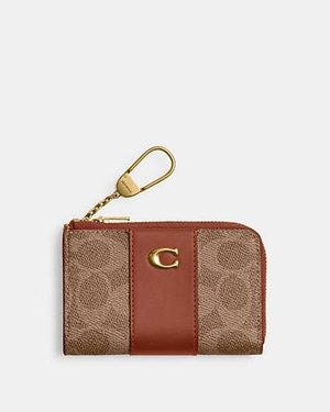 COACH Essential L-Zip Key Case - Black