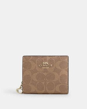COACH Snap Wallet - White