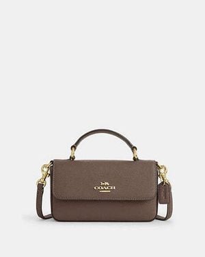 COACH Mini Josie Top Handle Bag - Black