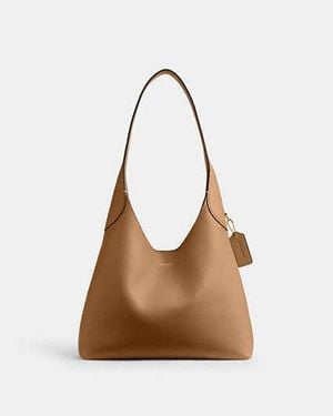 COACH Bolso Tote Brooklyn 28 En Castaño - Negro