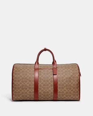 COACH Gotham Reisetasche Aus Signature Canvas - Braun