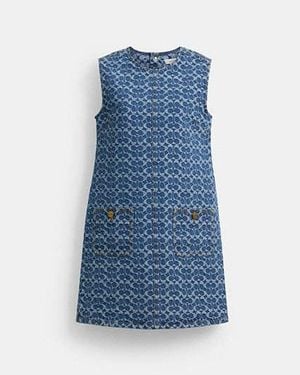 COACH Mini Abito - Blu