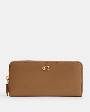 COACH Essential Slim Accordion Zip Wallet - Black
