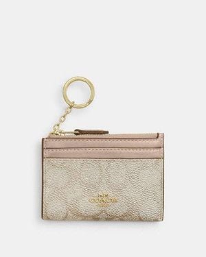 COACH Mini Skinny Id Case - Black