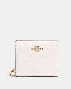 COACH Snap Wallet - White