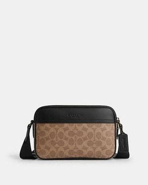 COACH Graham Crossbody Bag In Signature Canvas - Black