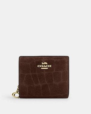 COACH Snap Wallet - Brown