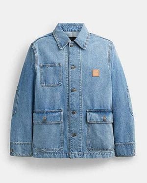 COACH Denim Chore Jacket - Blue